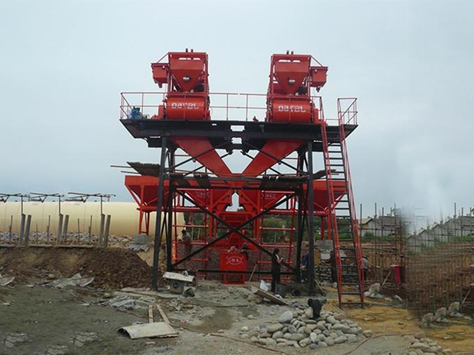 Haikou small mixing plant front